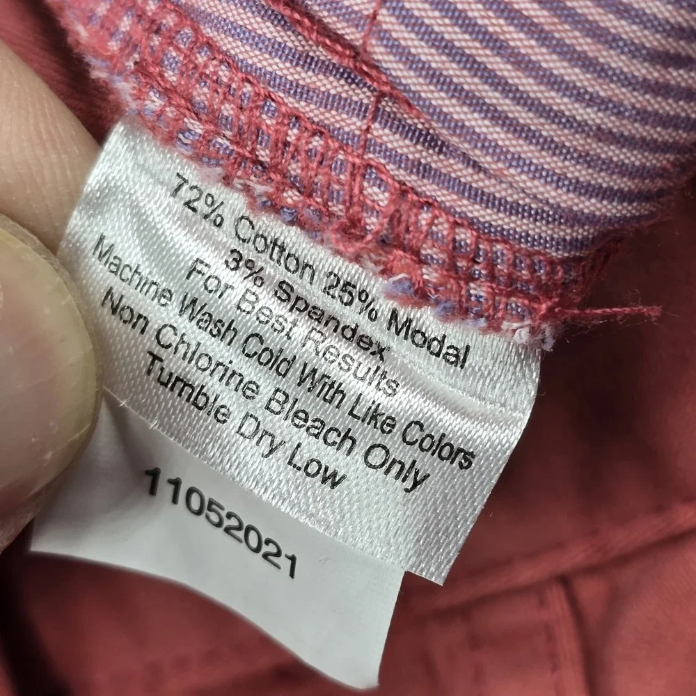 Peter Millar Crown Sport EB66‎ Pants Mens 42x33 Red Golf Performance Polyester